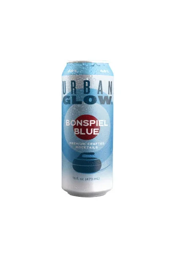 Urban Growler Glow Bonspiel Blue Non-Alcoholic 4pk cans