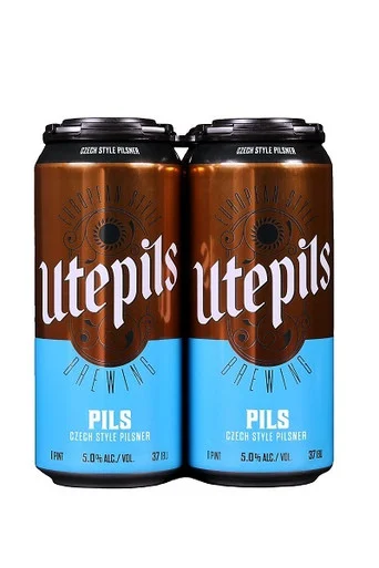 Utepils Pilsner 16oz 4pk cans