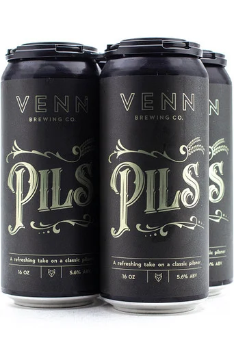 Venn Brewing Co. Pils Classic German Pilsner 4pk 16oz cans
