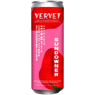 Vervet Sundowner Strawberry Punch Sparkling Ready-To-Drink 4-Pack 12oz Cans