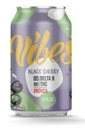 Vibes Black Cherry 10mg THC 12oz 4pk cans