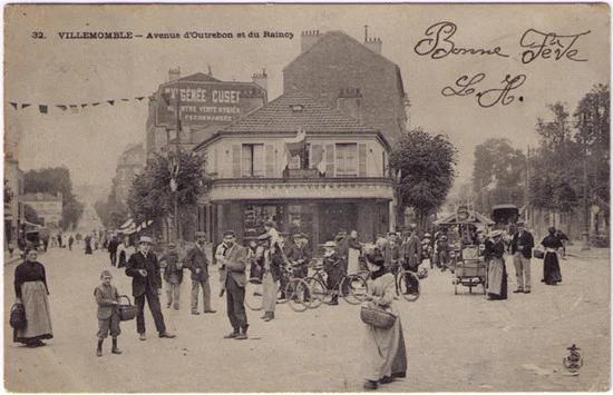 Villemomble - Absinthe Oxygenee Cusenier Postcard 46043