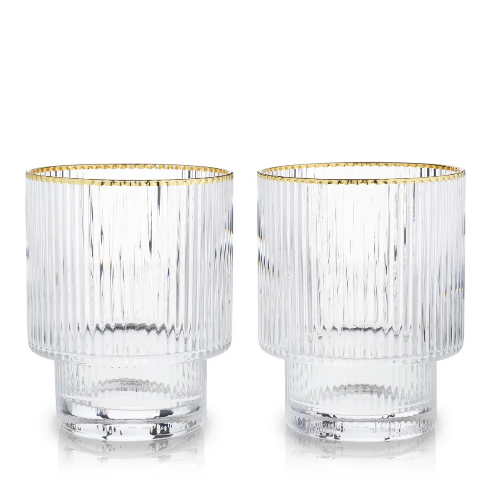 Viski Meridian Crystal Tumblers (set of 2)