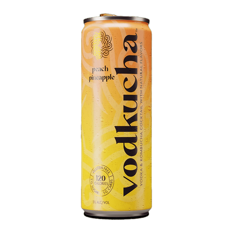 Vodkucha Peach Pineapple Cocktail 355ml 4 Pack