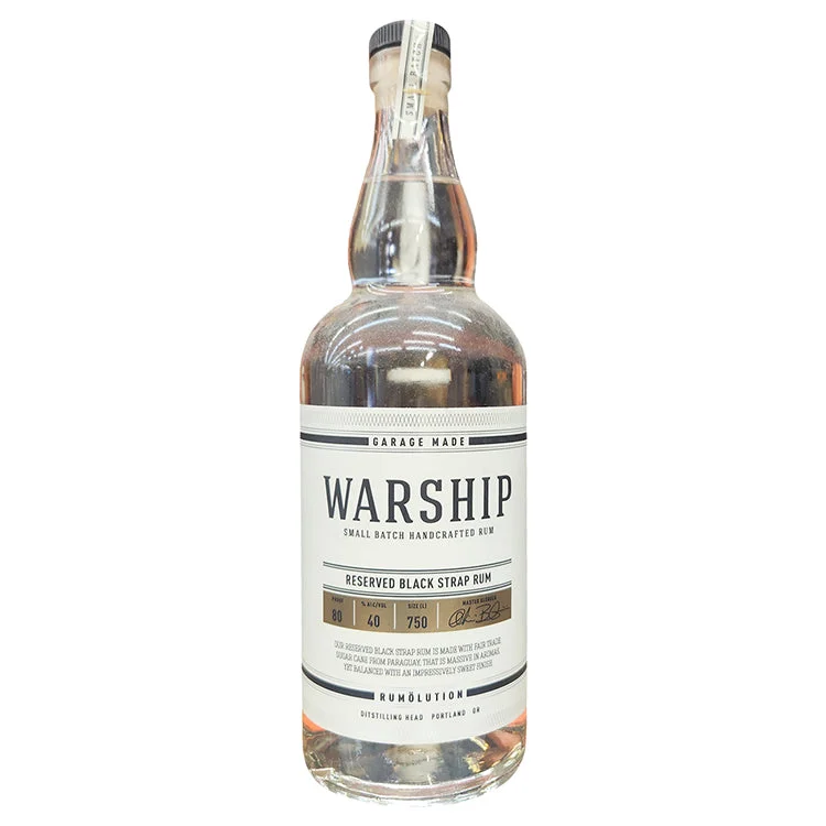 Warship Small Batch Reserved Black strap Rum - 750ml