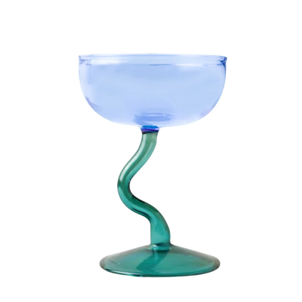 Wavy Stem Coupe (Forest & Periwinkle)