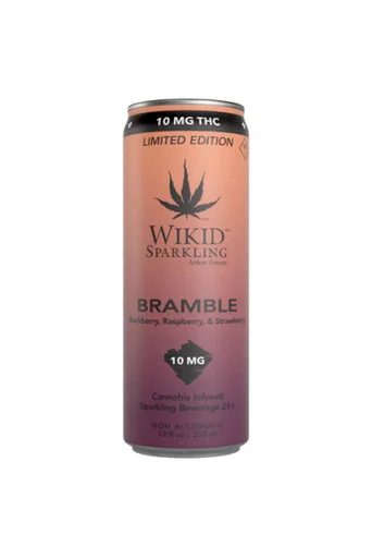 Wikid Bramble Sparkling THC 10mg 4pk cans