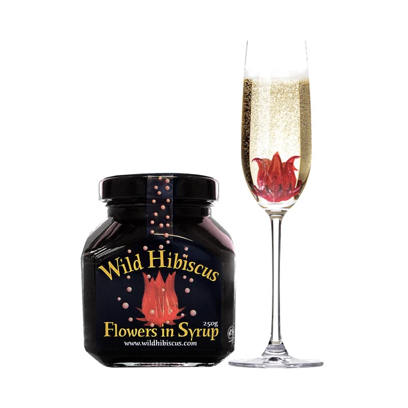 Wild Hibiscus Flowers in Syrup (200mL)