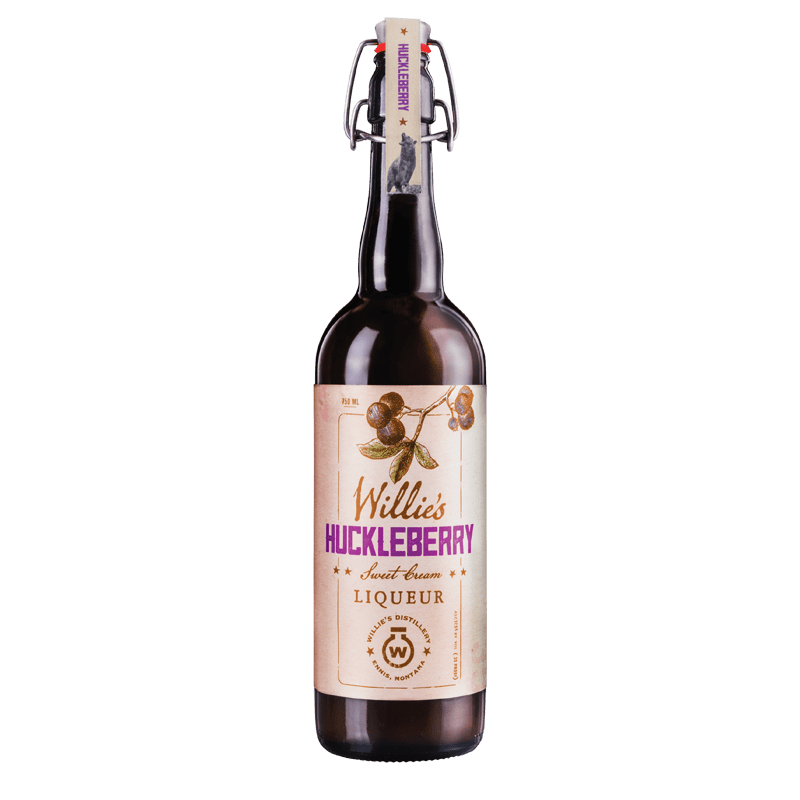 Willie's Distillery Huckleberry Sweet Cream Liqueur 750ml