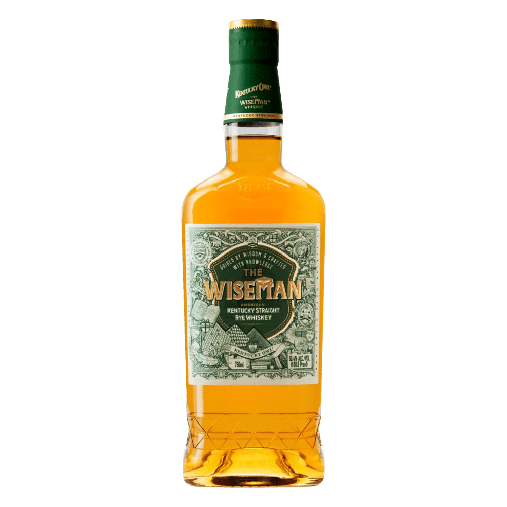The Wiseman Straight Rye Whiskey Kentucky Owl 750ml