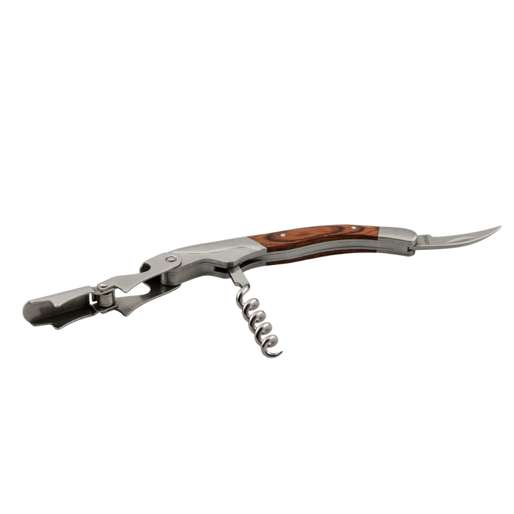 Wooden Double-Hinge Corkscrew