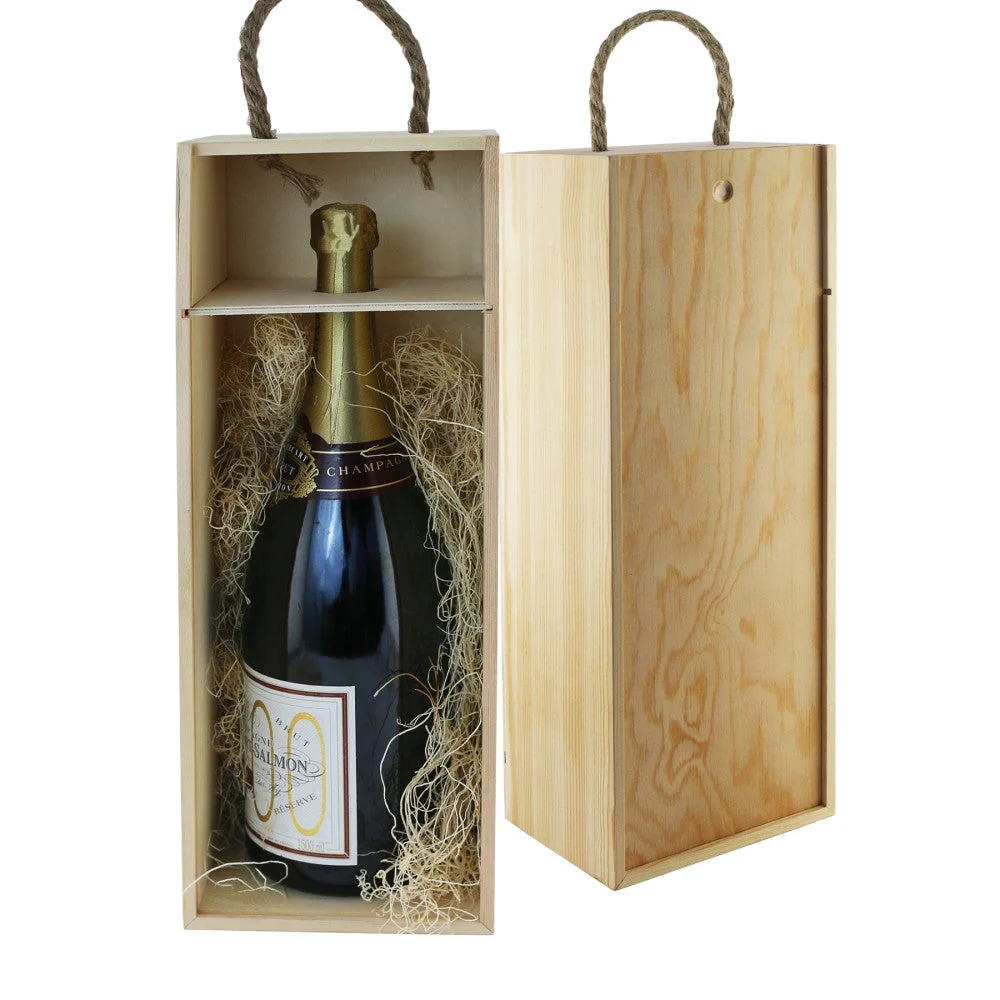 Wooden Wine Box for Magnum Wine Bottles