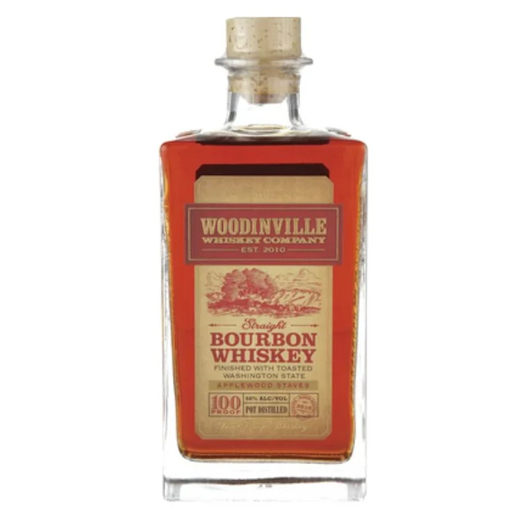 Woodinville Applewood Staves Bourbon Whiskey- 750ml