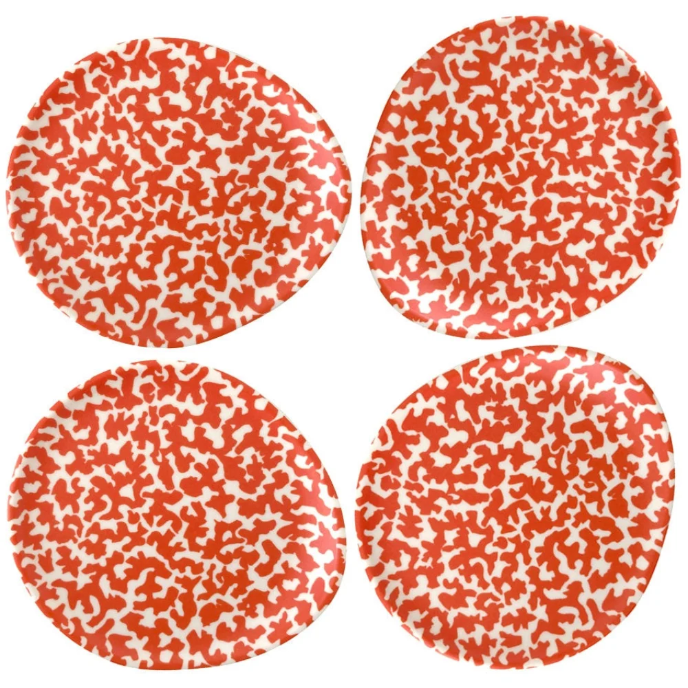 Xenia Taler Memphis Orange Coasters (set of 4)