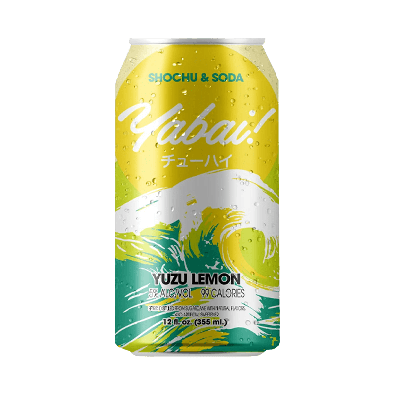 Yabai! Yuzu Lemon Shochu and Soda 12.oz 4 pack