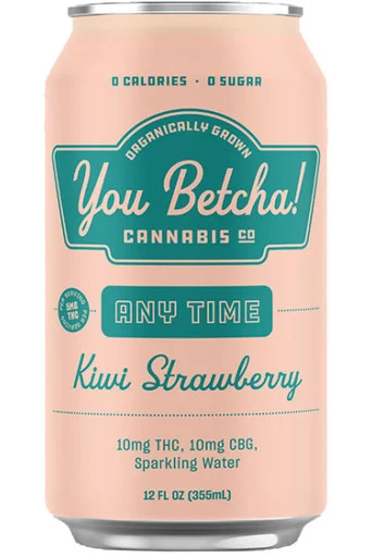 You Betcha! Any Time Kiwi Strawberry 10mg THC 4pk cans